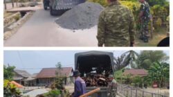 Material Terus Berdatangan, Satgas TMMD ke-130 Kejar Target Pembangunan Tepat Waktu